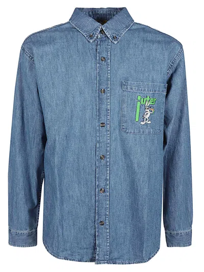 Shop Iuter Looney Tunes Denim Shirt