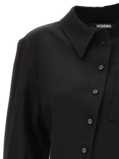 Jacquemus Black Les Sculptures 'la Chemise Pablo' Shirt