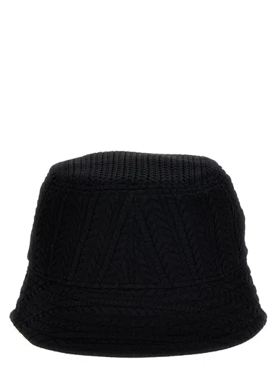 Jacquemus Le Bob Belo Cable Knit Bucket Hat