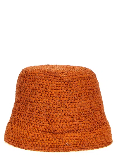 Jacquemus Orange Le Bob Ficiu Bucket Hat
