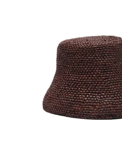 Jacquemus Ficiu Bucket Shape Patch Detail Hat