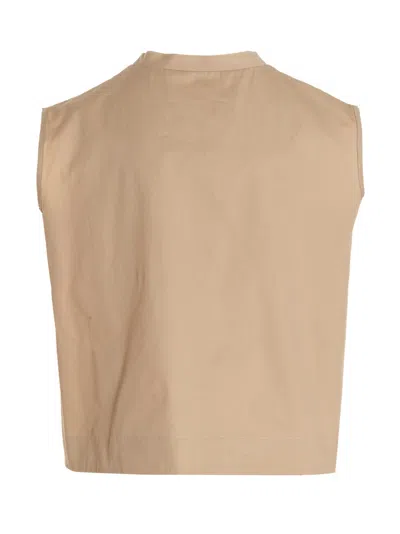 Jejia Sleeveless Blouse With Round Neck