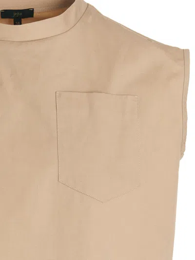 Jejia Sleeveless Blouse With Round Neck
