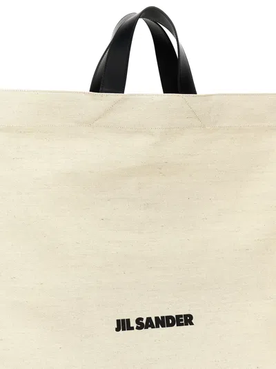 Jil Sander Square Border Tote Bag