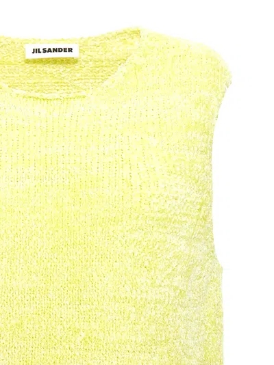 Shop Jil Sander Destroyed Chenille Vest