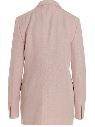 Jil Sander Double Breast Blazer Jacket Blazer And Suits Pink