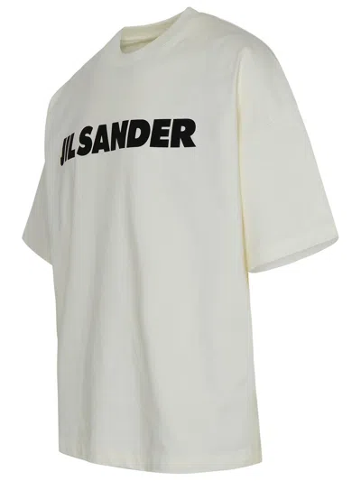 Jil Sander Logo T-shirt By . The Brand Presents A Minimalist Style That Is Appreciated Wor