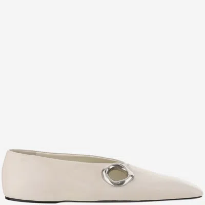 Jil Sander Leather Ballerinas