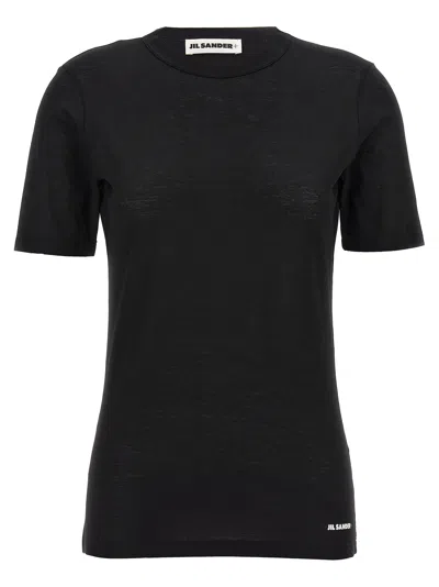 Jil Sander Logo Cotton Jersey T-shirt