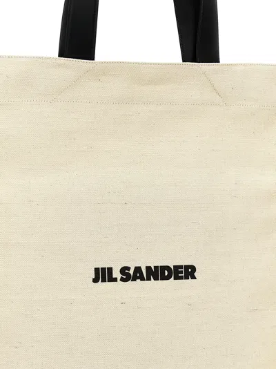 Shop Jil Sander Medium 'flat' Shopping Bag