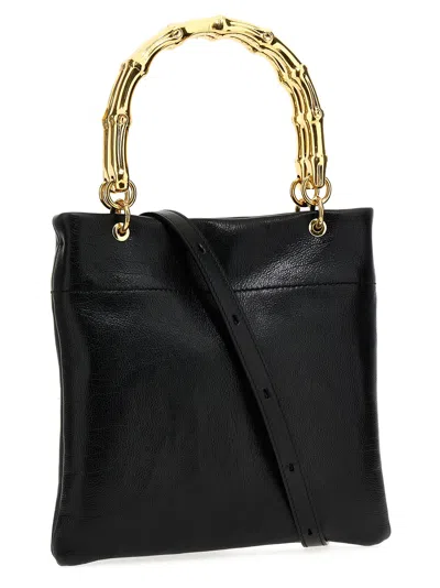 Shop Jil Sander Small Leather Shopping Bag