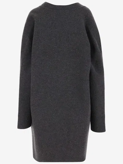 Jil Sander Relaxed Fit Wool Blend Cardigan
