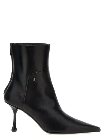 Jimmy Choo Cycas 80 Nappa Leather Ankle Boots