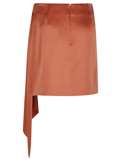 Simkhai Mae Draped Mini Skirt