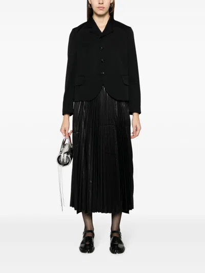 Junya Watanabe Pleated Layered Cropped Trousers