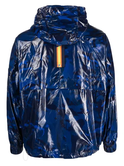 K-way R&d Abstract-print Hooded Jacket