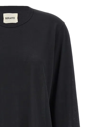 Khaite Round Collar And Long-sleeved T-shirt