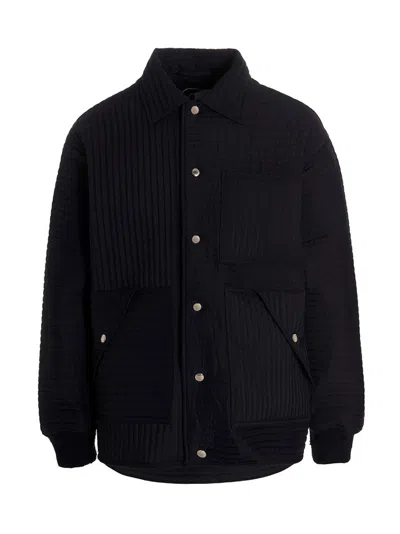 Khrisjoy Navy Blue Chore Quilted Down Jacket