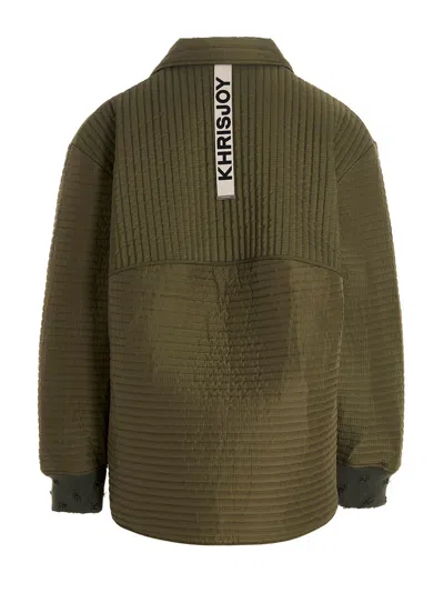 Khrisjoy Olive Chore Quilted Down Jacket