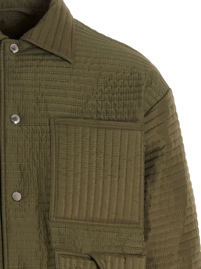 Khrisjoy Olive Chore Quilted Down Jacket