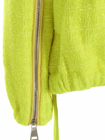 Khrisjoy Chris Windbreaker Tweed Casual Jackets And Parka Yellow