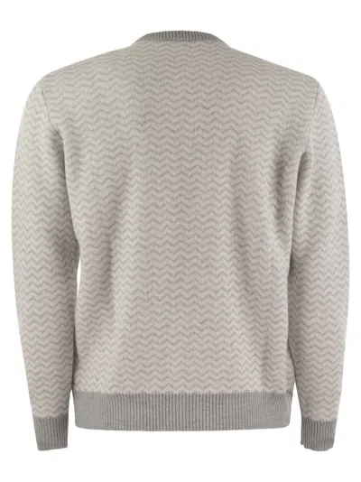 Kiton Chevron Ribbed Sweater