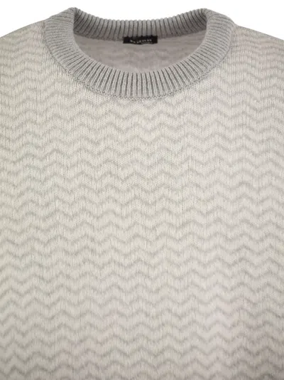 Kiton Chevron Ribbed Sweater