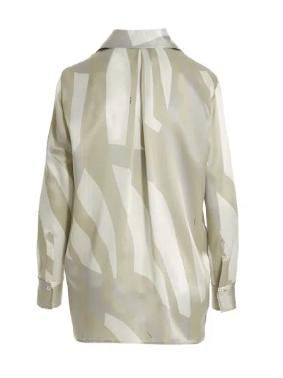 Shop Kiton Printed Shirt