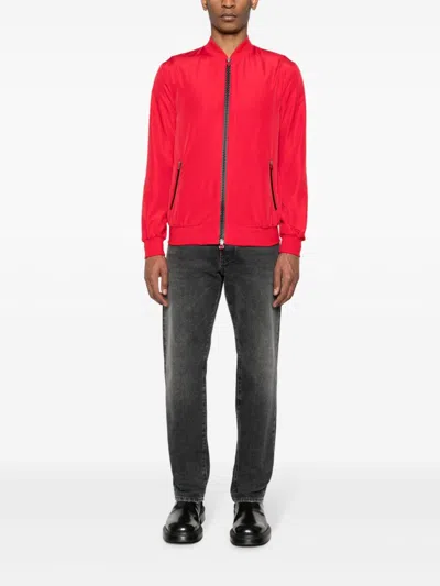 Kiton Zipper Baseball Collar Bomber Jacket