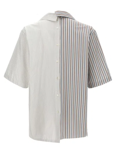 Lanvin Striped Asymmetric Cotton Shirt