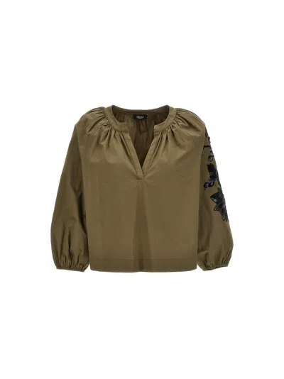 Liu •jo Sequin Embroidery Blouse