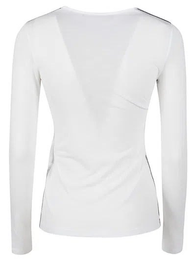 Liviana Conti Long Sleeve Cotton Blend T-shirt