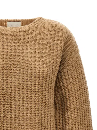 Loulou Studio Lola Sweater, Cardigans Beige