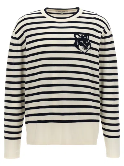 Shop Maison Kitsuné Maison Kitsune 'fox Head' Sweater