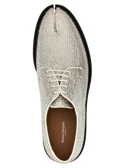 Maison Margiela Lace-up Shoes With Embellished Design And Textured Finish