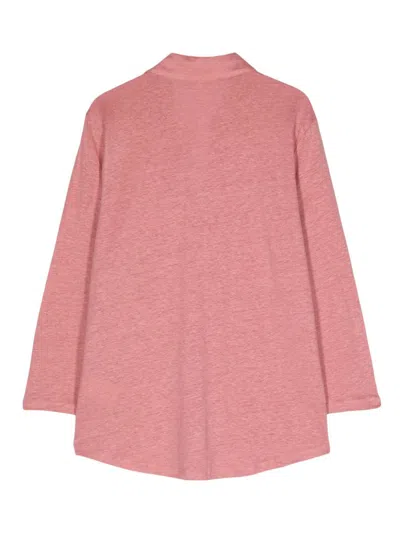 Majestic Linen-blend Jersey Cardigan