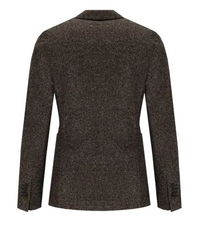Manuel Ritz Brown Single Breasted Jacket