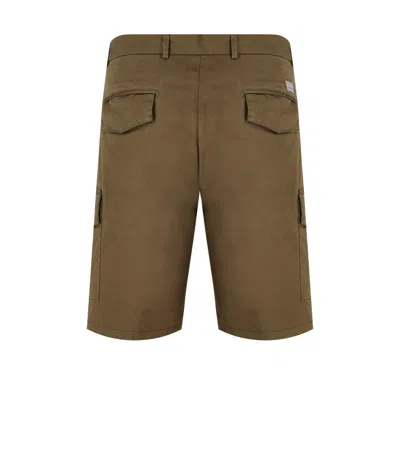 Manuel Ritz Military Green Cargo Bermuda Shorts
