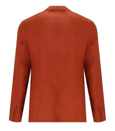 Manuel Ritz Rust Single Breasted Jacket