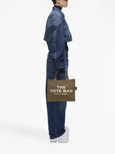 Marc Jacobs The Medium Tote Canvas Tote In Green