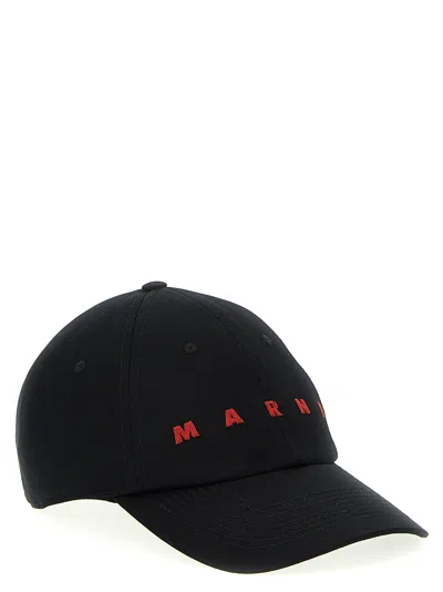 Marni Baseball Cap With Embroidered Logo