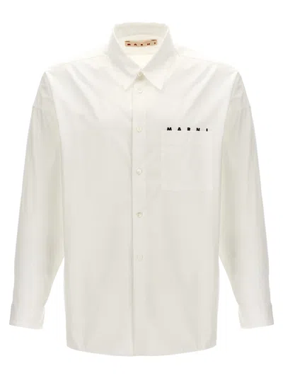 Marni White Printed Shirt