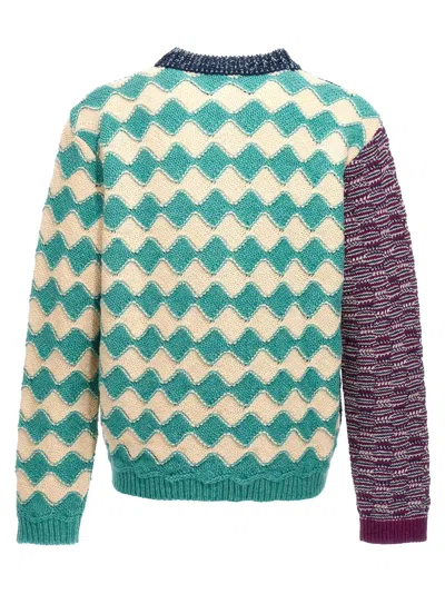 Marni Checked Patchwork Virgin Wool Jumper