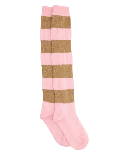 Marni Lurex Striped Wool-blend Socks