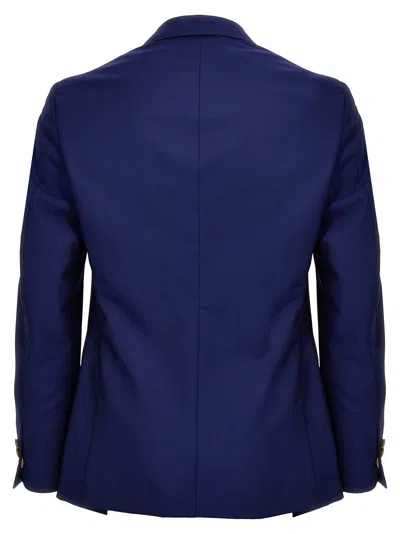 Maurizio Miri Double-breasted Suit In Blue