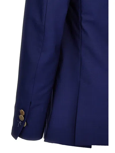 Maurizio Miri Double-breasted Suit In Blue