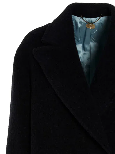 Maurizio Miri Double-breasted Maxi Coat With Button Closure
