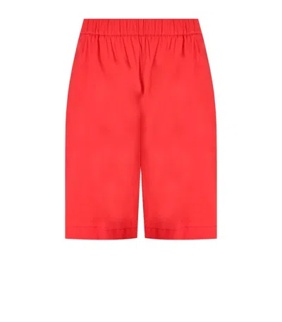 Max Mara Beachwear Oliveto Coral Bermuda Shorts