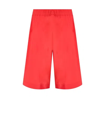 Max Mara Beachwear Oliveto Coral Bermuda Shorts