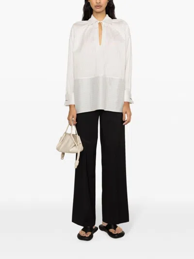 Shop Max Mara Cotton And Silk Blend Tunic